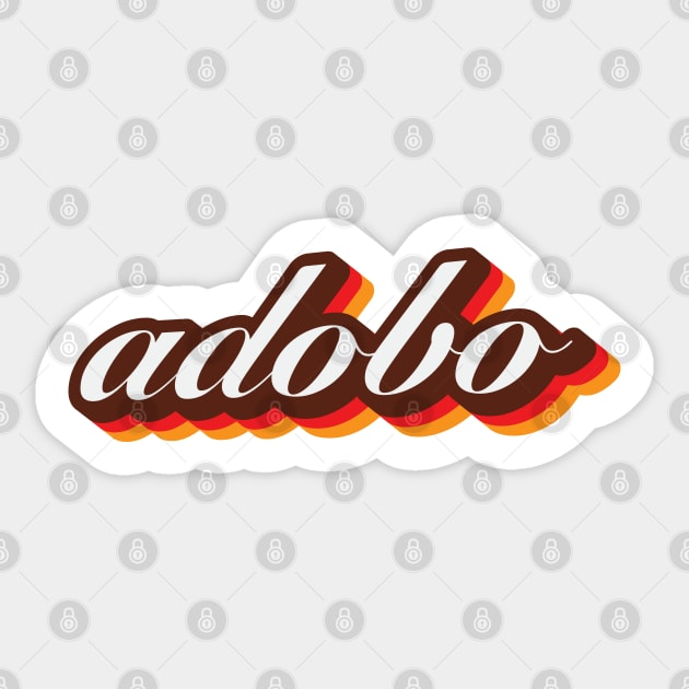 adobo Sticker by MplusC